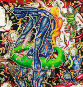 ericmassholder-10-sauvetage angelique-2008 215 x 210 oil