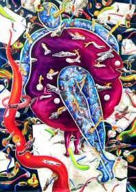 ericmassholder-6-Spirit around cosmos 200 x 140 oil