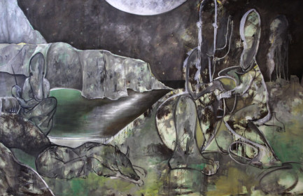 Eric Massholder, « New Beginnings », Oil on canvas, 200 x 300 cm