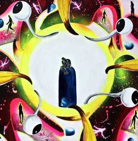 Eric Massholder, « Der Denker - Le Penseur », 30 x 30 cm