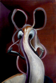 Eric Massholder, « Untitled », Mixed media on canvas, 31 x 22 cm