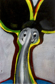 Eric Massholder, « Untitled », Mixed media on canvas, 15 x 9,5 cm