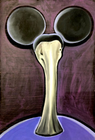 Eric Massholder, « Untitled », Mixed media on canvas, 31 x 20.5 cm