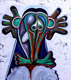 Eric Massholder, « Untitled », Mixed media, 80 x 90 cm