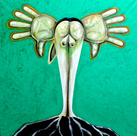 Eric Massholder, « Untitled », Mixed media, 200 x 200 cm
