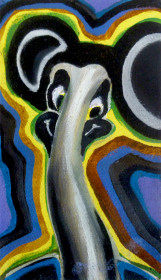 Eric Massholder, « Untitled », Mixed media on canvas, 17 x 9,5 cm