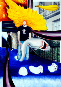 Eric Massholder, « Modefication  - 13 », Mixed media, 30 x 20 cm