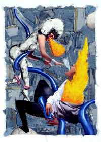 Eric Massholder, « Modefication  - 05 », Mixed media, 85 x 60 cm