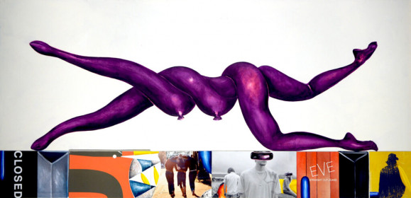 Eric Massholder, « She is the Best », Mixed media, 100 x 200 cm