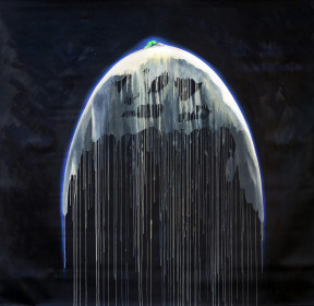 Eric Massholder, « Monte Verità - Dark Side of the Mount », Oil on canvas, 200 x 200 cm