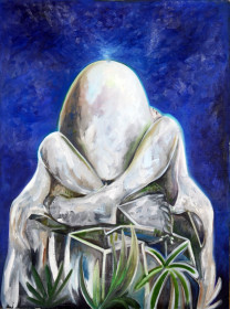 Eric Massholder, « Monte Verità », Oil on canvas, 80 x 100 cm