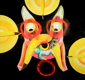 Eric Massholder, Oil on canvas, 200 x 200 cm