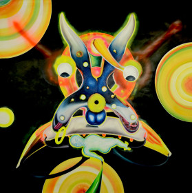 Eric Massholder, Oil on canvas, 210 x 210 cm