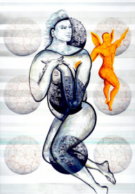 Eric Massholder, « Vers là-bas », 2006, Oil on canvas, 200 x 140 cm