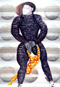 Eric Massholder, « Femme et Homme », 2006, Oil on canvas, 200 x 140 cm