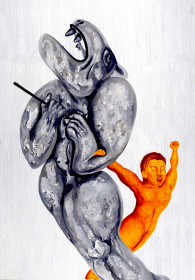 Eric Massholder, « No Victory », 2006, Oil on canvas, 200 x 140 cm