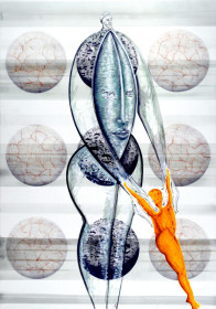 Eric Massholder, « SONDER », 2006, Oil on canvas, 200 x 140 cm
