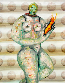 Eric Massholder, « Try to get Free », 2005, Oil on canvas, 100 x 80 cm